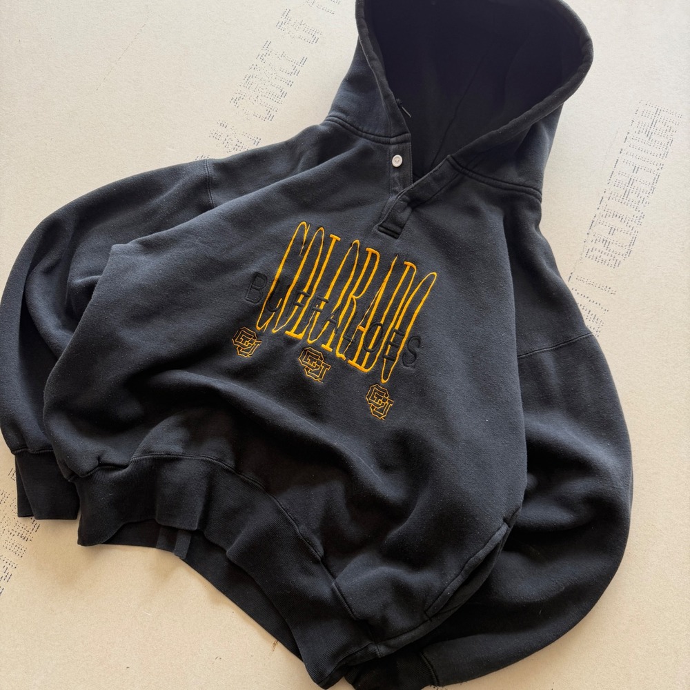 Vintage Rare Wolf Colorado Buffaloes Hoodie